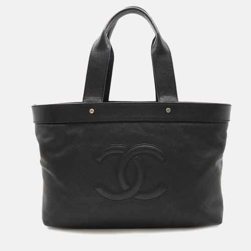 Perforated Leather East West CC Tote Bag - Chanel - Modalova