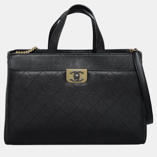 Leather Straight Lines Tote Bag - Chanel - Modalova