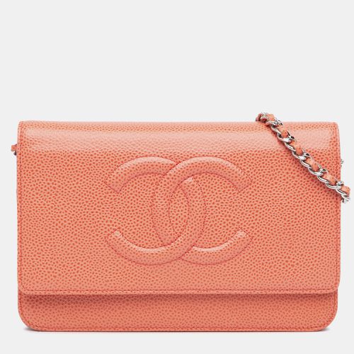 Chanel CC Caviar Wallet On Chain - Chanel - Modalova