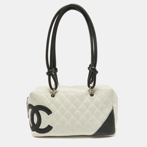 Black Quilted Leather Cambon Ligne Bowler Bag - Chanel - Modalova