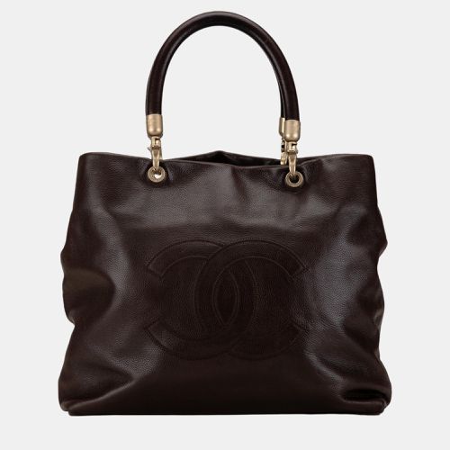 Chanel Brown CC Caviar Tote Bag - Chanel - Modalova