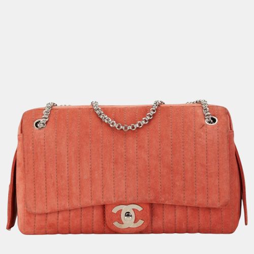 Pink Suede Mademoiselle Coco Mark Chain Tote Bag - Chanel - Modalova