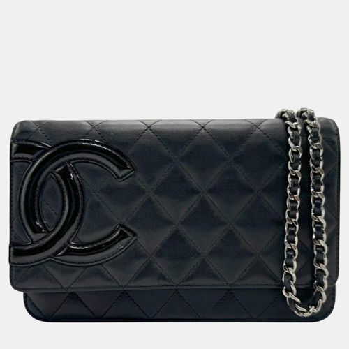 Lambskin Cambon Line Chain Wallet - Chanel - Modalova