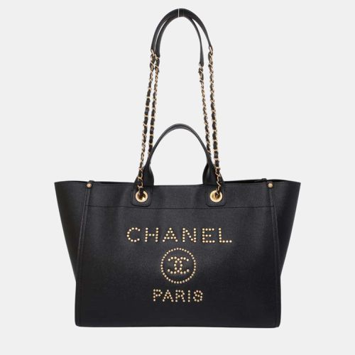 Caviar Leather Deauville Studded Chain Tote Large bag - Chanel - Modalova