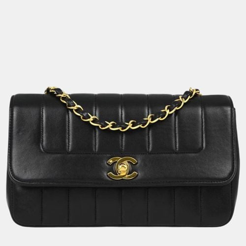 Lambskin Mademoiselle Straight Flap Shoulder Bag - Chanel - Modalova