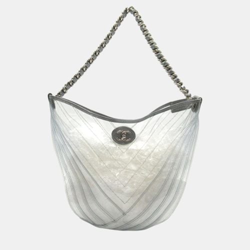 White CC PVC Droplet Hobo - Chanel - Modalova