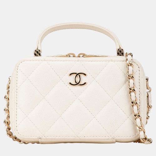 Mini CC Caviar Top Handle Vanity Case - Chanel - Modalova