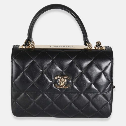 Quilted Lambskin Medium Trendy Top Handle Flap Bag - Chanel - Modalova