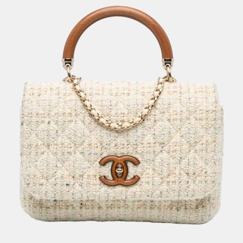 Tweed Knock on Wood Satchel - Chanel - Modalova