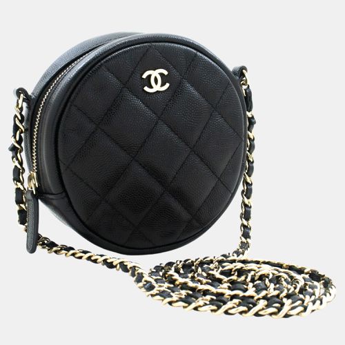 Leather Mini Round Shoulder Bag - Chanel - Modalova