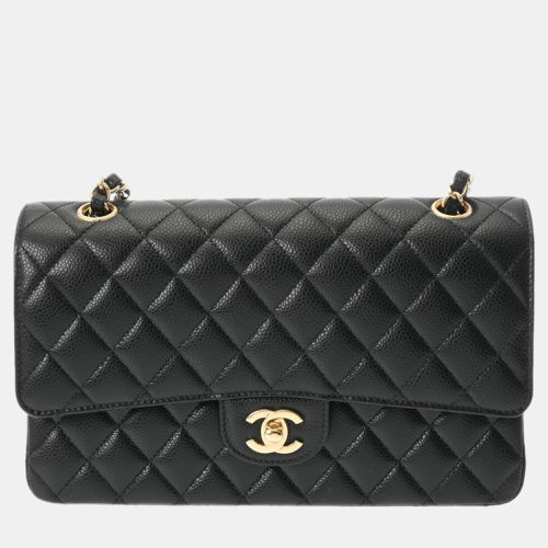 Caviar Skin Matelasse Chain Shoulder Double Flap 25cm Bag - Chanel - Modalova