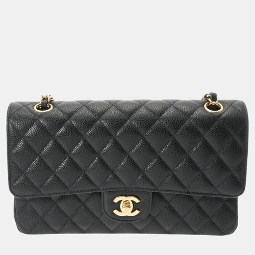 Caviar Skin Matelasse Chain Shoulder Double Flap 25cm Bag - Chanel - Modalova