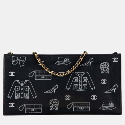 Canvas Symbols Chain Pochette - Chanel - Modalova