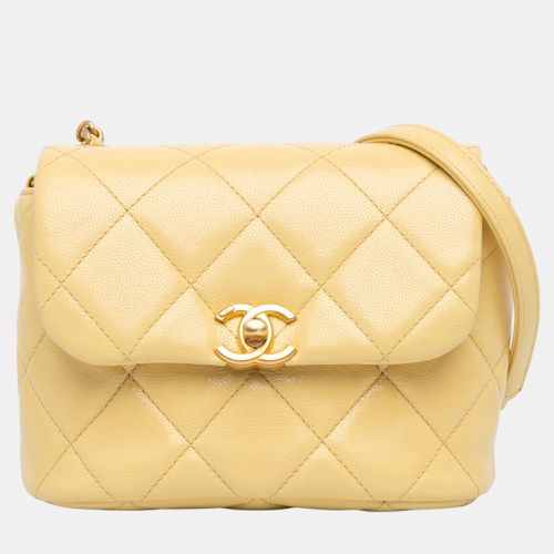 Mini CC Quilted Caviar Flap - Chanel - Modalova