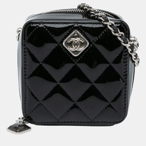 CC Quilted Patent Clutch With Chain - Chanel - Modalova