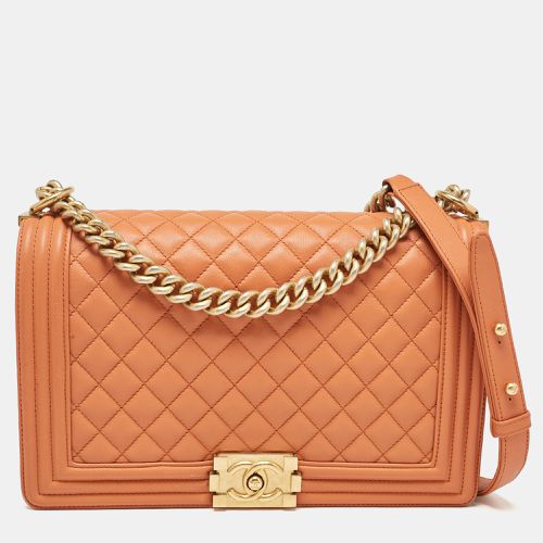 Quilted Leather New Medium Boy Flap Bag - Chanel - Modalova