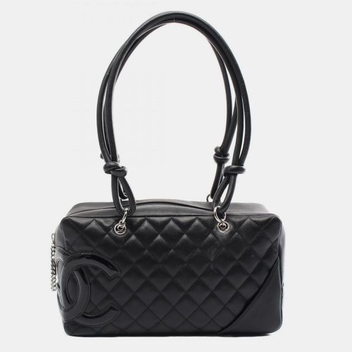 Leather Cambon Line Bowling Bag - Chanel - Modalova