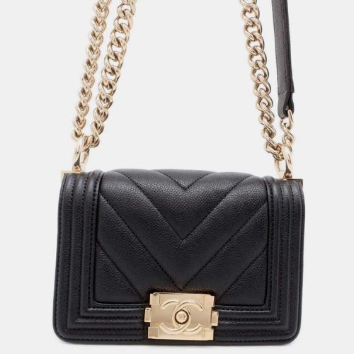 Boy Caviar Skin Chain Shoulder Bag - Chanel - Modalova