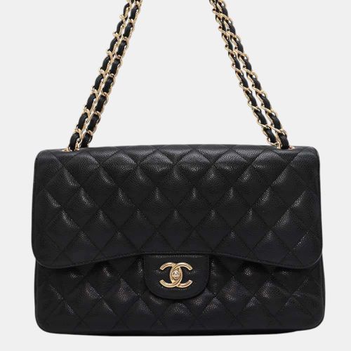 Caviar Leather Matelasse Double Flap Chain Shoulder Size 30 - Chanel - Modalova