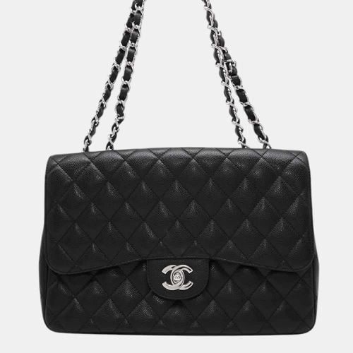 Caviar Leather Matelasse Single Flap Chain Shoulder Bag Size 30 - Chanel - Modalova