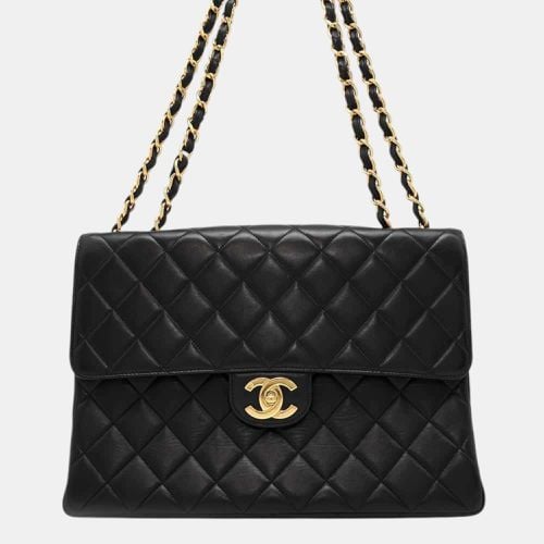 Lambskin Matelasse Single Flap Chain Shoulder Bag Size 30 - Chanel - Modalova