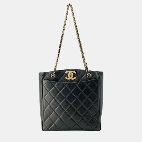 Caviar Leather Matelasse CC Logo Chain Tote bag - Chanel - Modalova