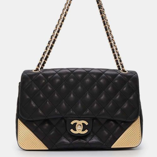 Lambskin Matelasse Single Flap Chain Shoulder Bag - Chanel - Modalova