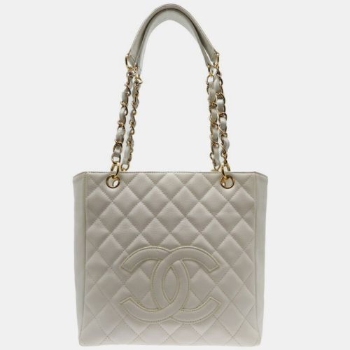 Caviar Skin Seal PST Chain Tote Bag - Chanel - Modalova