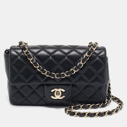 Quilted Leather Mini Rectangular Classic Flap Bag - Chanel - Modalova