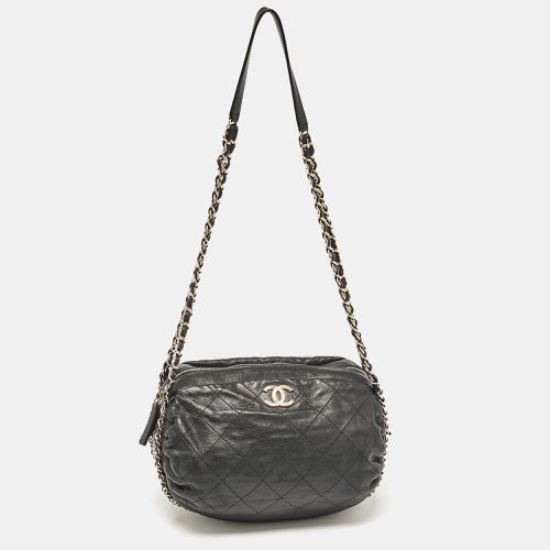 Quilted Leather Coco Shelter Bowling Bag - Chanel - Modalova