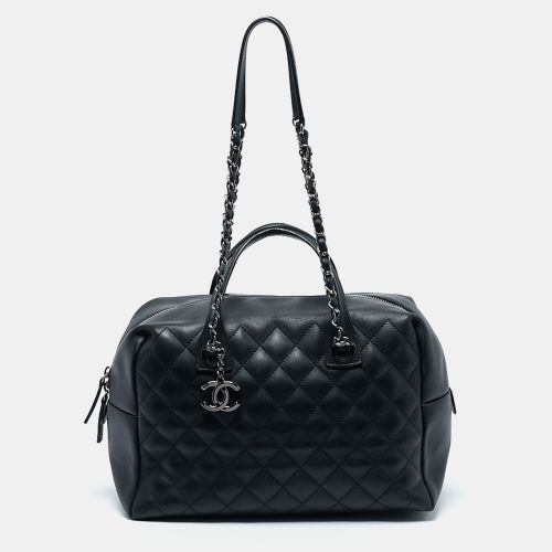 Quilted Leather Feather Weight Bowler Bag - Chanel - Modalova