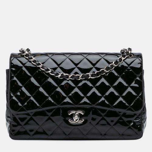 Leather Jumbo Classic Patent Double Flap - Chanel - Modalova