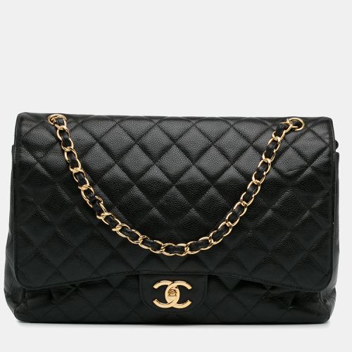 Caviar Leather Maxi Classic Double Flap Bag - Chanel - Modalova