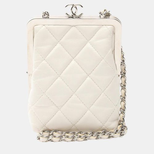 CC Quilted Lambskin Evening Clutch - Chanel - Modalova