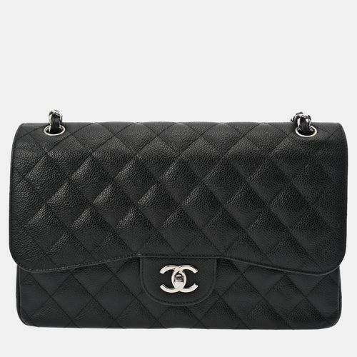 Caviar Skin Matelasse Chain Shoulder Double Flap 30Cm Bag - Chanel - Modalova