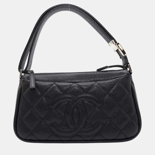 Caviar Skin Matelasse Coco Mark Shoulder Bag - Chanel - Modalova