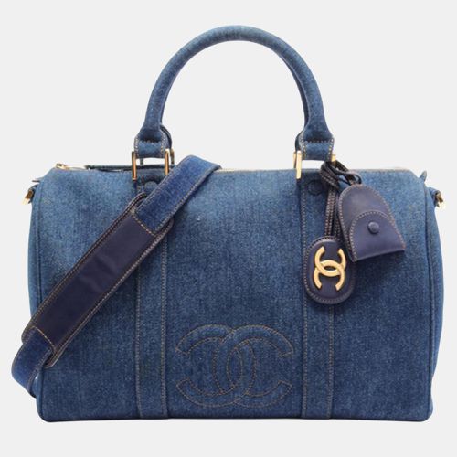 Chanel Blue CC Denim Satchel - Chanel - Modalova