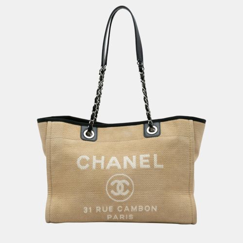 Brown Small Canvas Deauville Tote - Chanel - Modalova