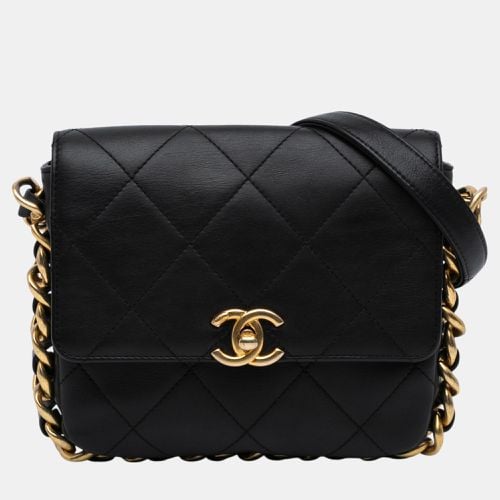 Small Quilted Calfskin Framing Chain Flap - Chanel - Modalova