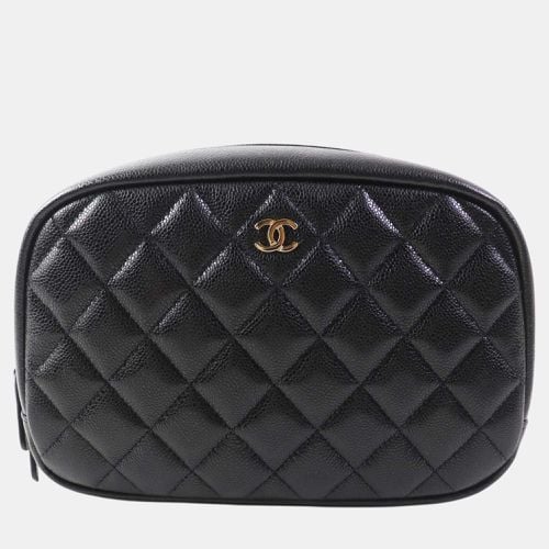 Leather Caviar Skin Cosmetic Travel Pouch - Chanel - Modalova