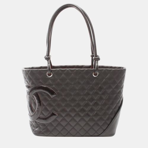 Leather Patent Cambon Line Large Tote Bag - Chanel - Modalova