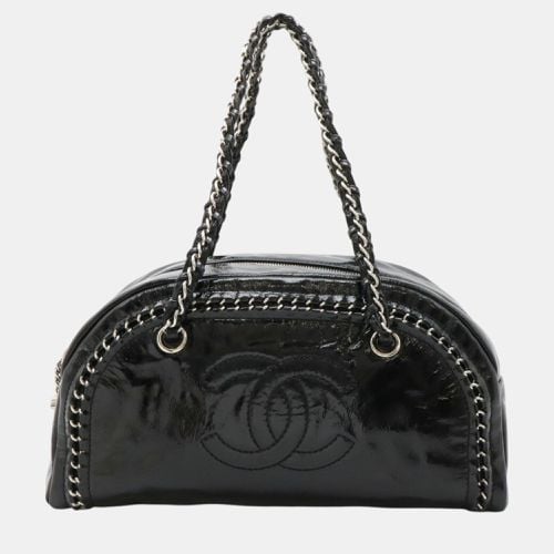 Enamel Luxury Line Coco Mark Matelasse Bowling Bag - Chanel - Modalova