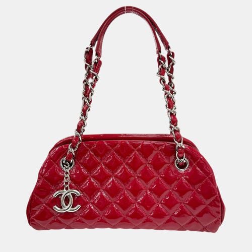 Patent Leather Mademoiselle Bowling Coco Mark Matelasse Chain Bag - Chanel - Modalova