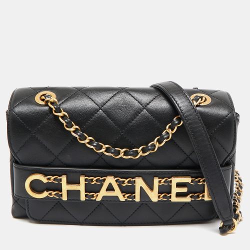 Quilted Leather Small Enchained Flap Bag - Chanel - Modalova