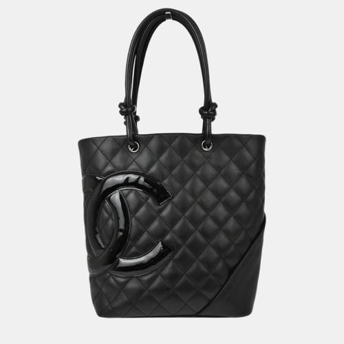 Calfskin Cambon Ligne Tote Handbag - Chanel - Modalova