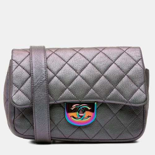 Small Iridescent Goatskin Double Carry Waist Chain Flap - Chanel - Modalova