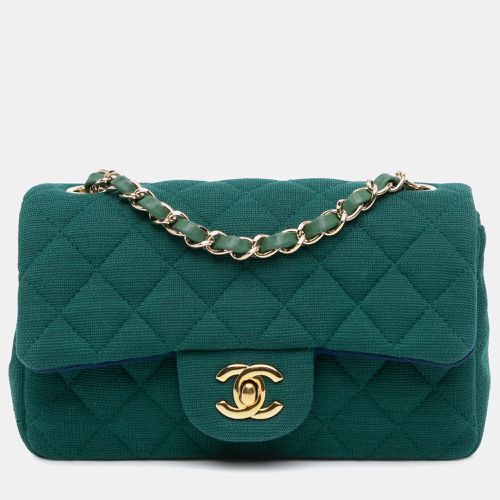 Mini Rectangular Classic Jersey Single Flap - Chanel - Modalova