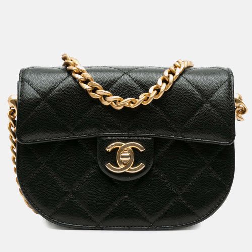 Quilted Caviar Moon Messenger Bag - Chanel - Modalova