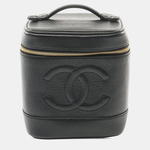 Chanel Black CC Caviar Vanity Case - Chanel - Modalova