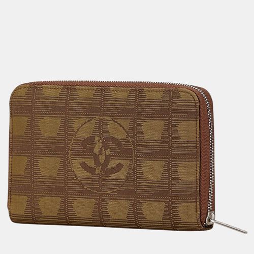 Canvas Long Wallet Khaki Canvas - Chanel - Modalova